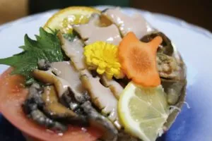 あわびお造り