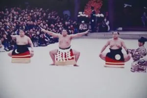 相撲の土俵入り